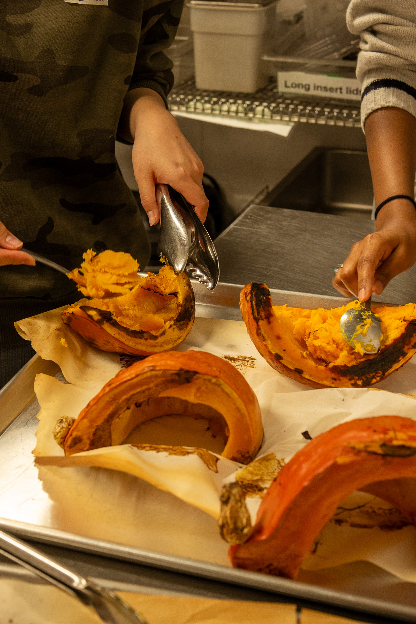 squash butter making